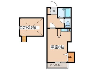 ドミ－ルＳＵＮの物件間取画像